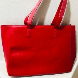 Seytu Large Red Tote Bag